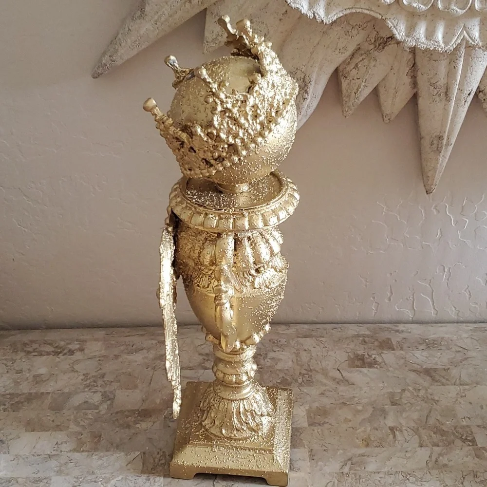Faux Gold Flecked Angel